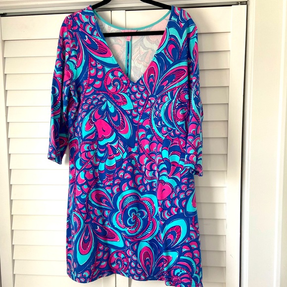 Lilly Pulitzer UC XL Clarke Dress in Reel Me In - Picture 1 of 6